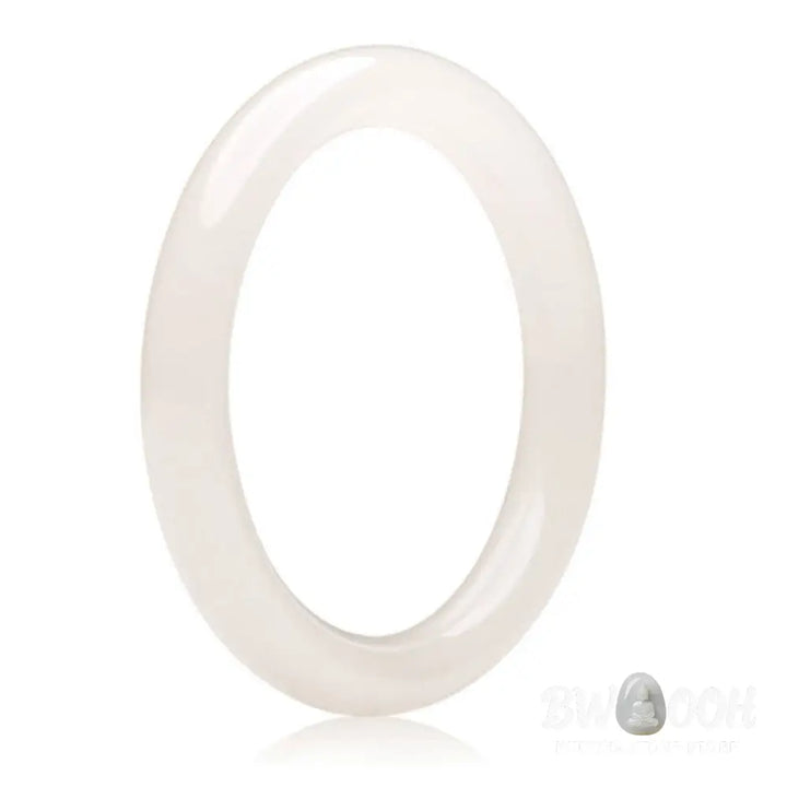 Buddha Stones Natural White Green Jade Luck Prosperity Bracelet Bangle - BWOOOH - Bracelet Bangle