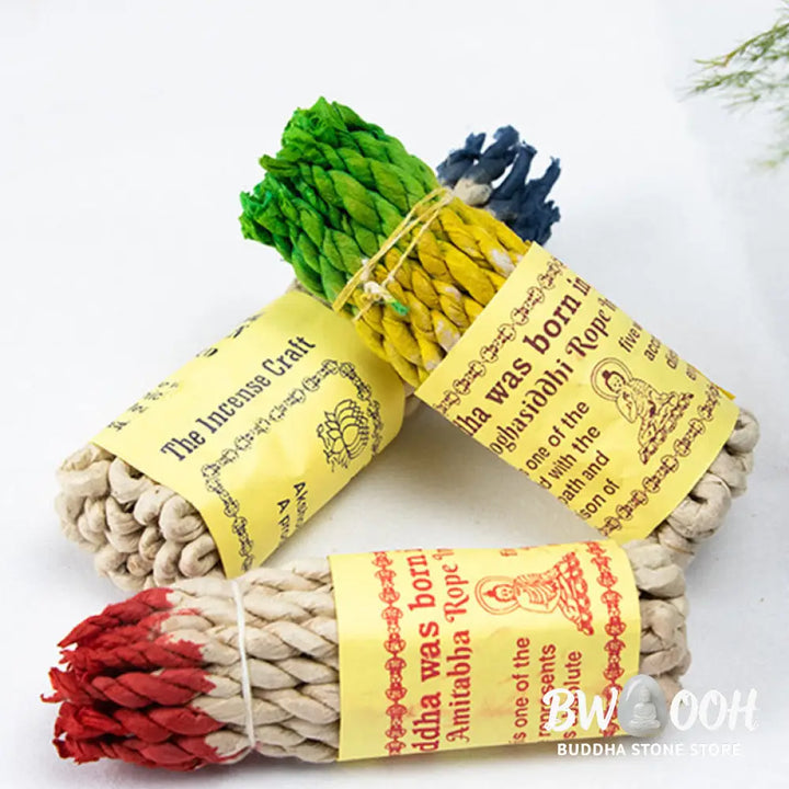 BWOOOH Nepal Rope Incense Purify Healing Meditation Incense - Incense