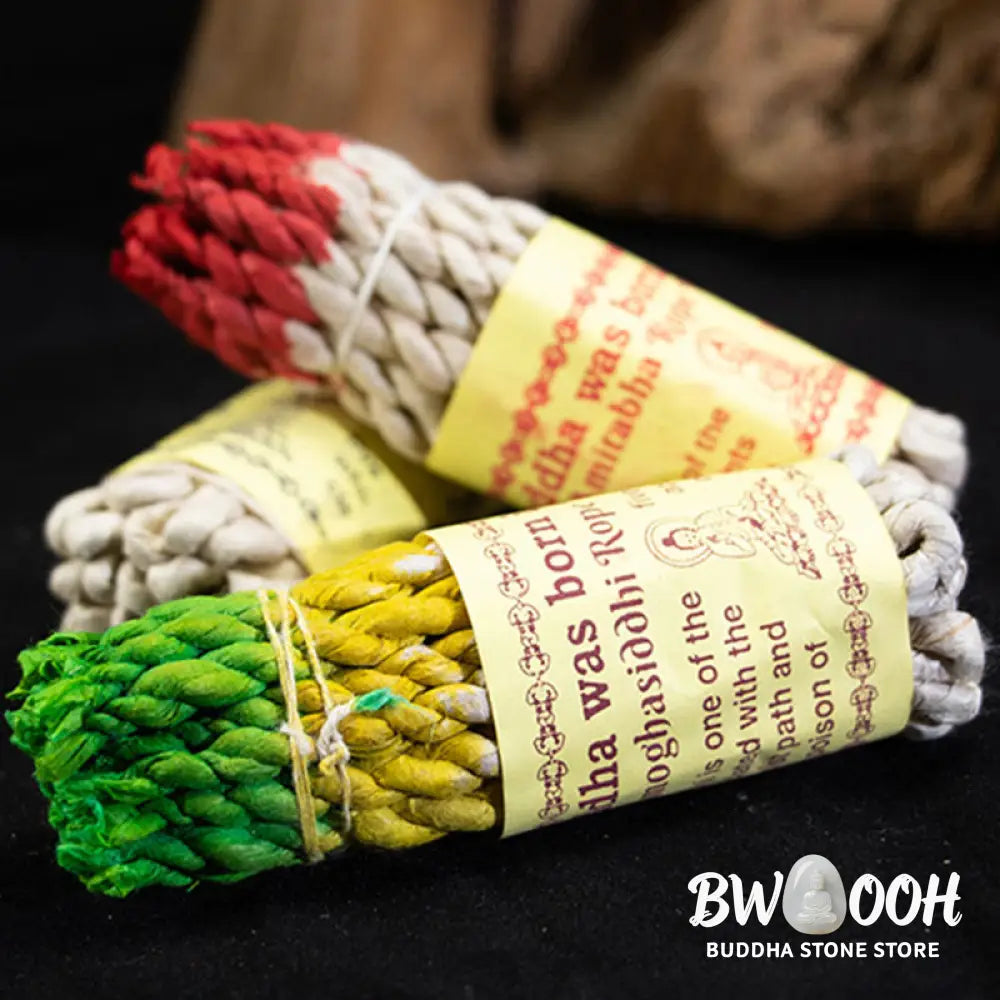 BWOOOH Nepal Rope Incense Purify Healing Meditation Incense - Incense