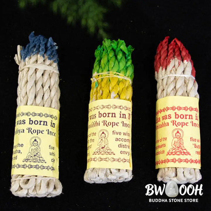 BWOOOH Nepal Rope Incense Purify Healing Meditation Incense - Incense