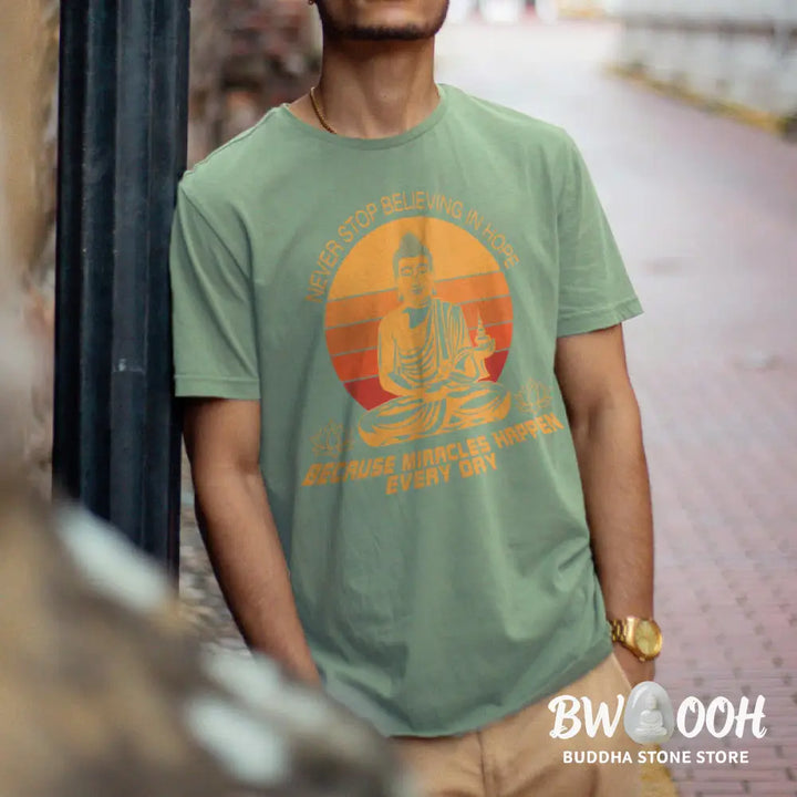 Buddha Stones Never Stop Believing In Hope Tee T-shirt - T-Shirts