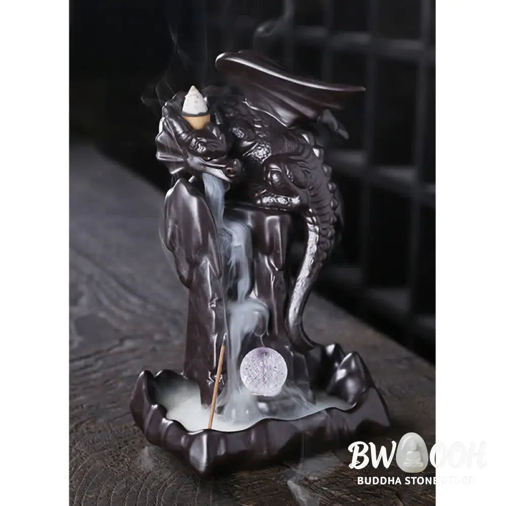 BWOOOH ceramic backflow incense burner - Nordic Dragon Ceramic Backflow Smok