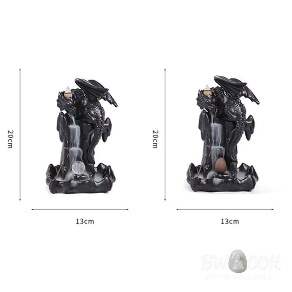 BWOOOH ceramic backflow incense burner - Nordic Dragon Ceramic Backflow Smok