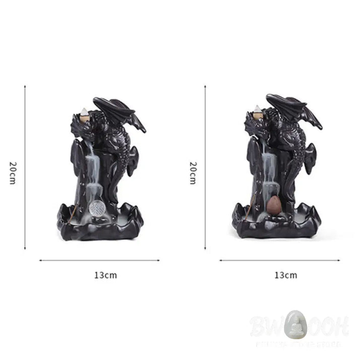 BWOOOH ceramic backflow incense burner - Nordic Dragon Ceramic Backflow Smok