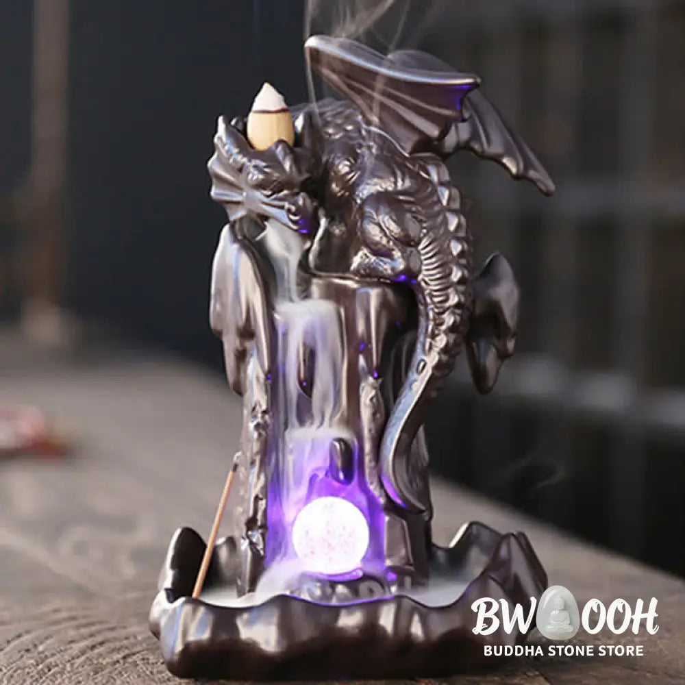 BWOOOH ceramic backflow incense burner - Nordic Dragon Ceramic Backflow Smok