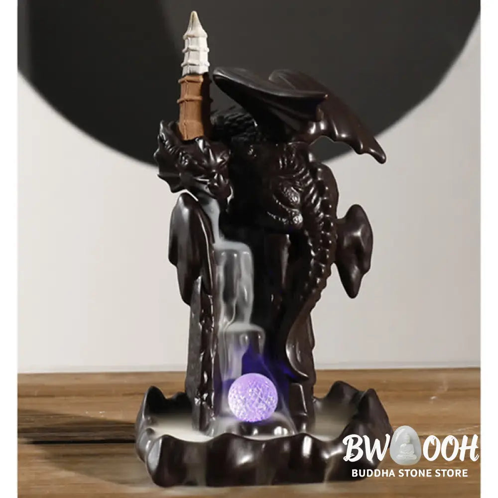 BWOOOH ceramic backflow incense burner - Nordic Dragon Ceramic Backflow Smok