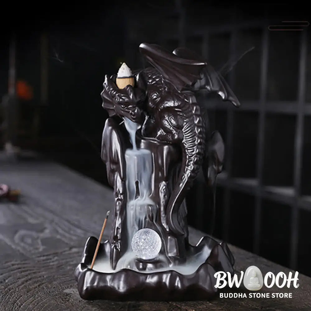 BWOOOH ceramic backflow incense burner - Nordic Dragon Ceramic Backflow Smok