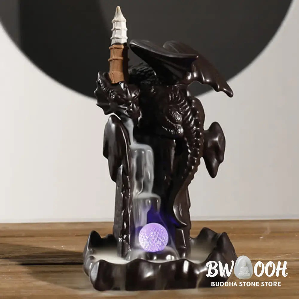 BWOOOH ceramic backflow incense burner - Nordic Dragon Ceramic Backflow Smok