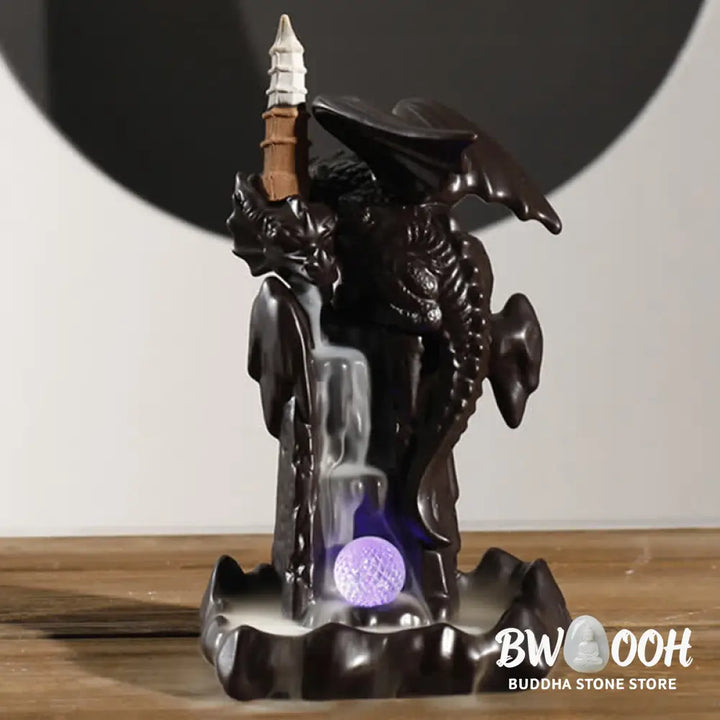 BWOOOH ceramic backflow incense burner - Nordic Dragon Ceramic Backflow Smok