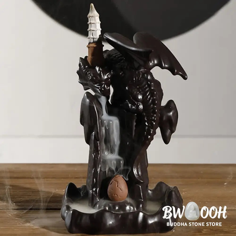 BWOOOH ceramic backflow incense burner - Nordic Dragon Ceramic Backflow Smok