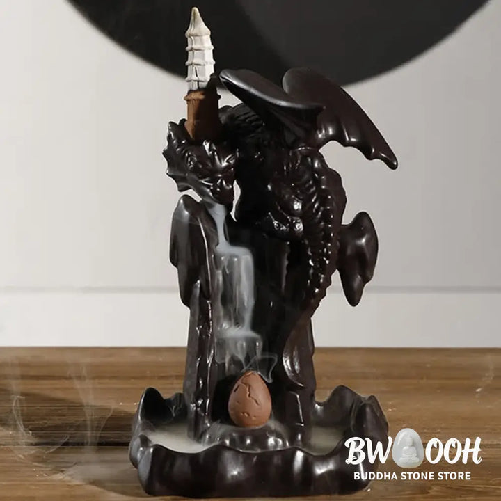 BWOOOH ceramic backflow incense burner - Nordic Dragon Ceramic Backflow Smok