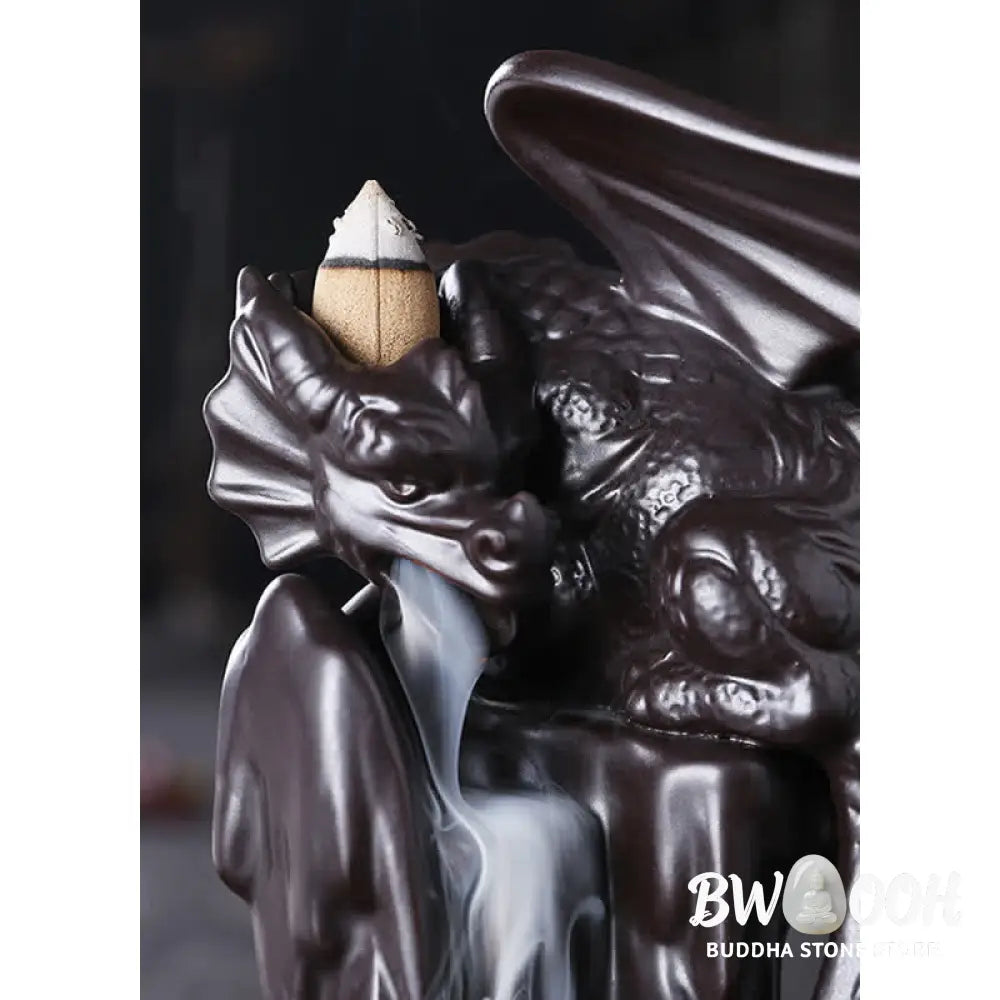 BWOOOH ceramic backflow incense burner - Nordic Dragon Ceramic Backflow Smok