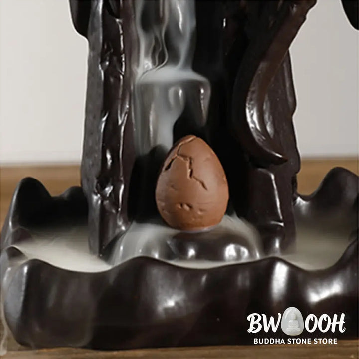 BWOOOH ceramic backflow incense burner - Nordic Dragon Ceramic Backflow Smok