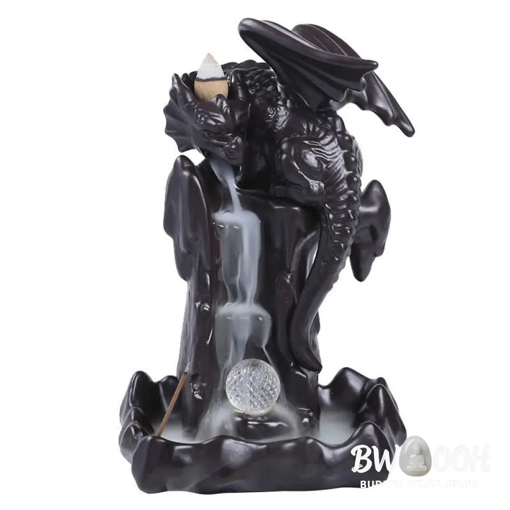 BWOOOH ceramic backflow incense burner - Nordic Dragon Ceramic Backflow Smok