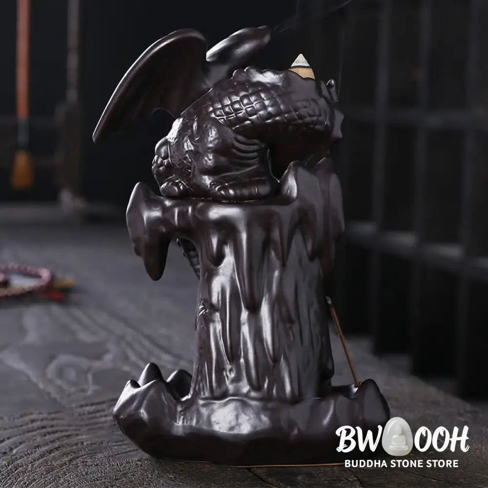BWOOOH ceramic backflow incense burner - Nordic Dragon Ceramic Backflow Smok