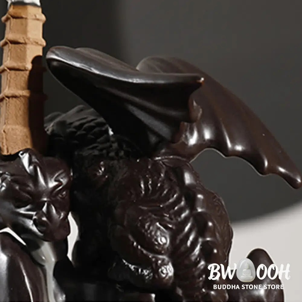BWOOOH ceramic backflow incense burner - Nordic Dragon Ceramic Backflow Smok