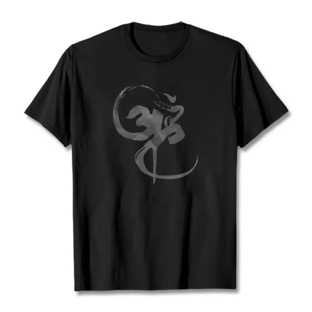 BWOOOH printed yoga pants - Om Design Cotton Tee T-shirt
