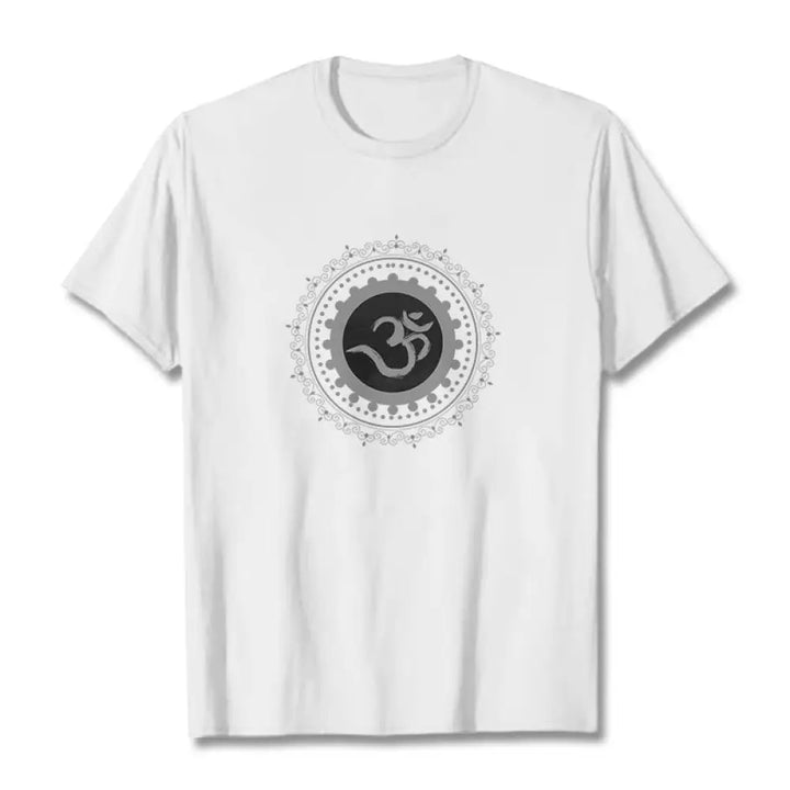 BWOOOH mandala print yoga pants - Om Mandala Pattern Cotton Tee T-shirt