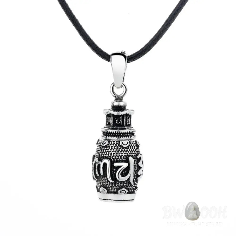 Buddha Stones Om Mani Padme Hum Copper Creativity Necklace Pendant - BWOOOH - Six True Words Necklace Pendant(with