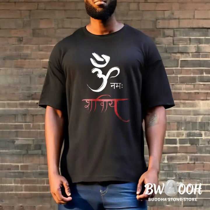 Buddha Stones OM NAMAH SHIVAYA Mantra Sanskrit Tee T-shirt - T-Shirts