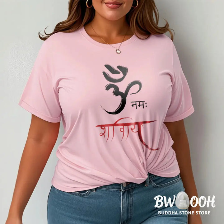 Buddha Stones OM NAMAH SHIVAYA Mantra Sanskrit Tee T-shirt - T-Shirts
