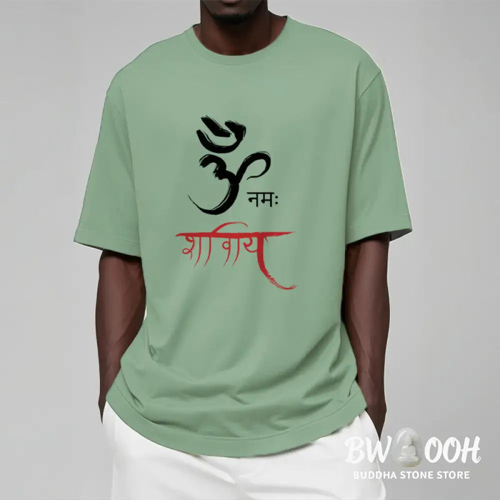 Buddha Stones OM NAMAH SHIVAYA Mantra Sanskrit Tee T-shirt - T-Shirts