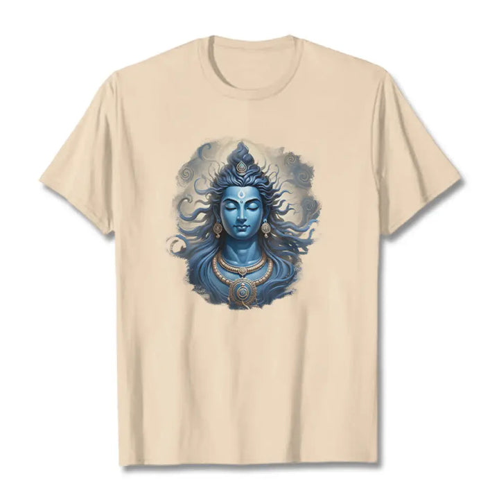 Buddha Stones OM NAMAH SHIVAYA Buddha Tee T-shirt - Bisque / S - T-Shirts