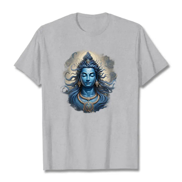 Buddha Stones OM NAMAH SHIVAYA Buddha Tee T-shirt - LightGrey / S - T-Shirts