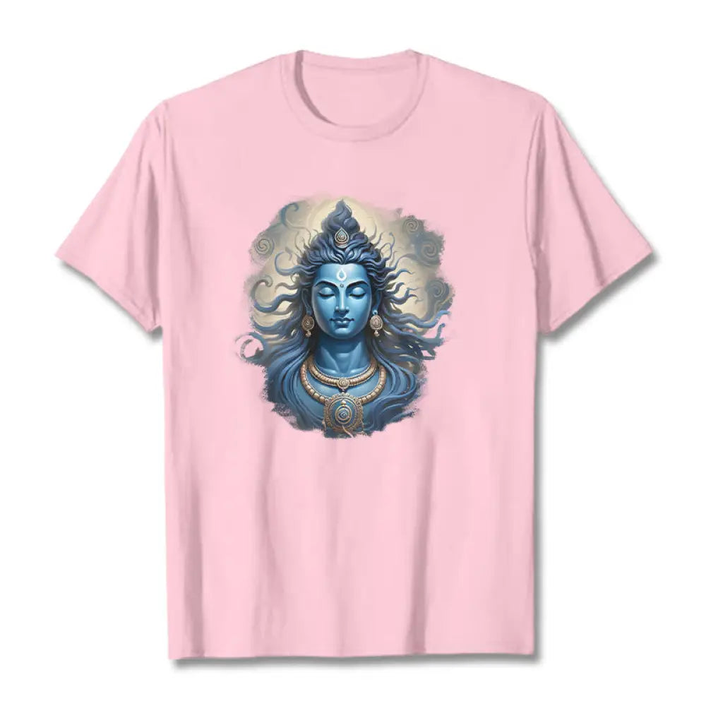 Buddha Stones OM NAMAH SHIVAYA Buddha Tee T-shirt - LightPink / S - T-Shirts