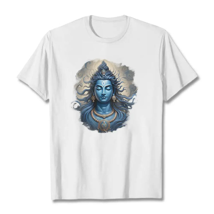 Buddha Stones OM NAMAH SHIVAYA Buddha Tee T-shirt - White / S - T-Shirts