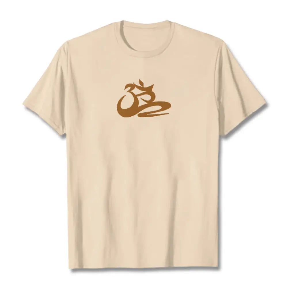Buddha Stones OM Tee T-shirt - Bisque / S - T-Shirts
