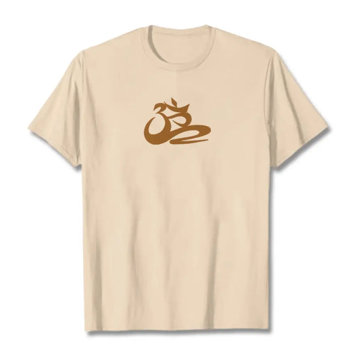 Buddha Stones OM Tee T-shirt - Bisque / S - T-Shirts
