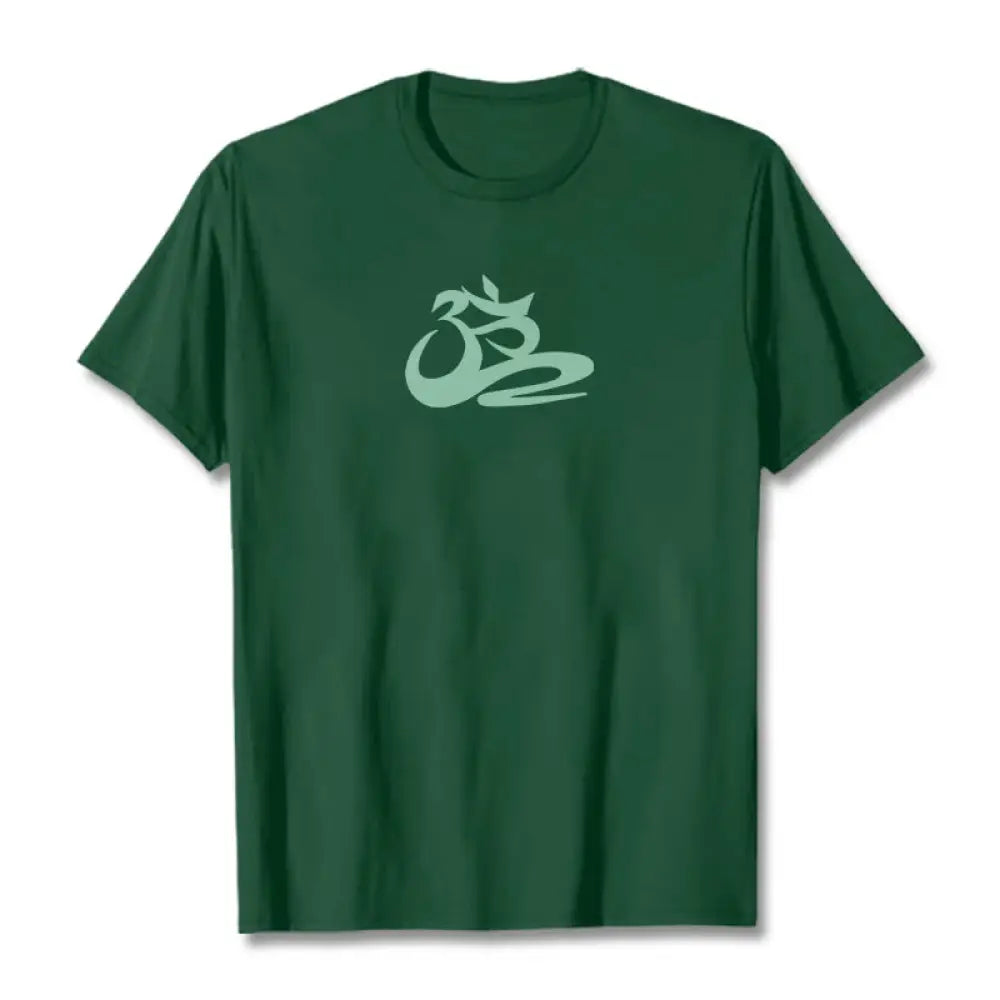 Buddha Stones OM Tee T-shirt - Forest Green / S - T-Shirts
