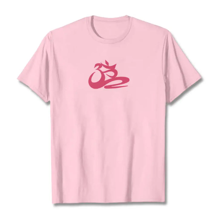 Buddha Stones OM Tee T-shirt - Light Pink / S - T-Shirts