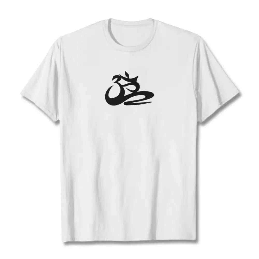 Buddha Stones OM Tee T-shirt - White / S - T-Shirts