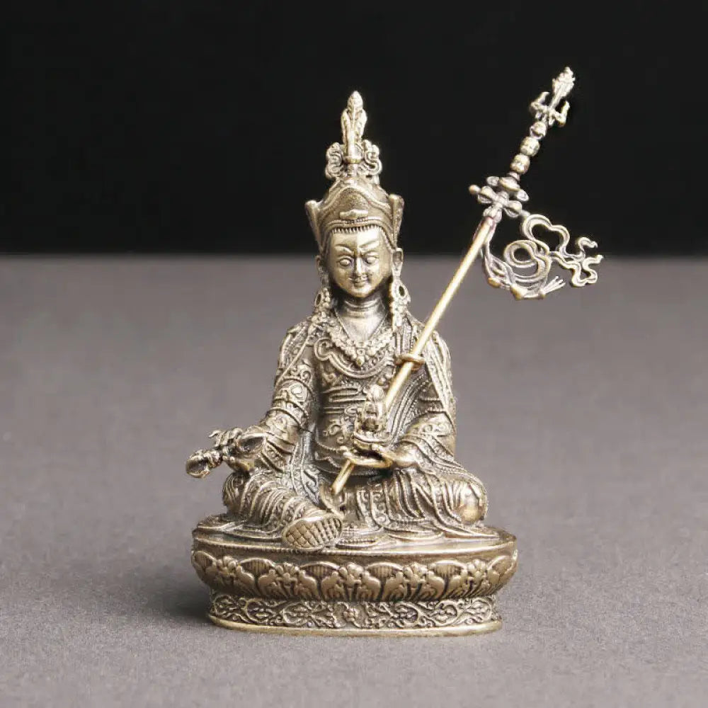 BWOOOH copper Buddha statue - Padmasambhava Buddha Figure Serenit