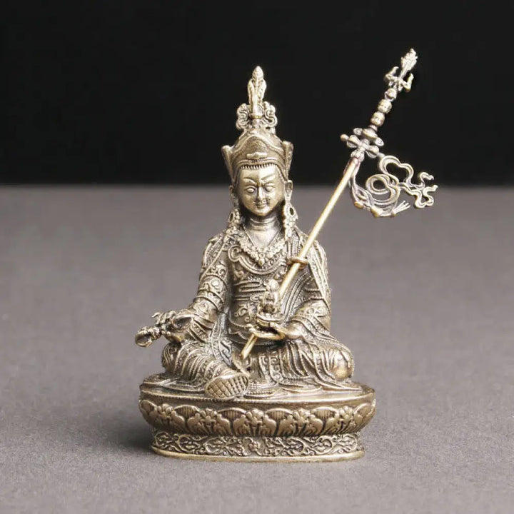 BWOOOH copper Buddha statue - Padmasambhava Buddha Figure Serenit