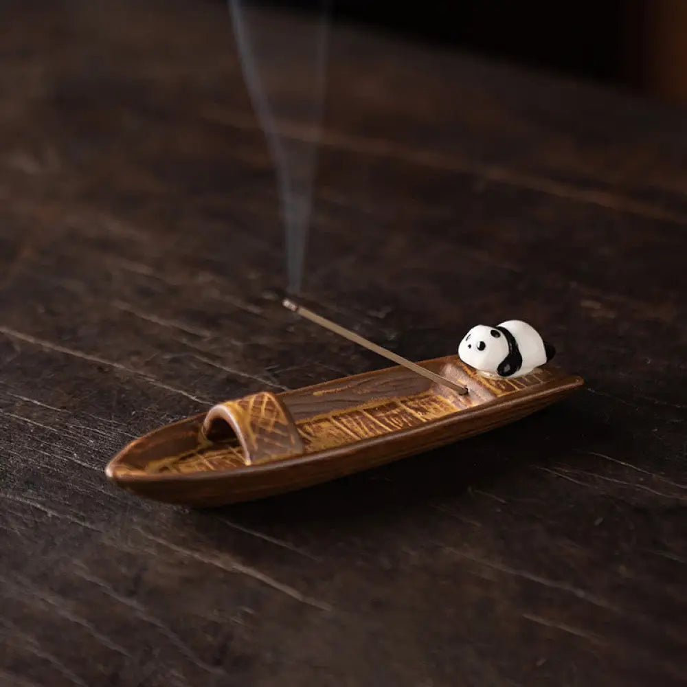 BWOOOH handcrafted incense burner - Panda Home Decoration Incense Burne