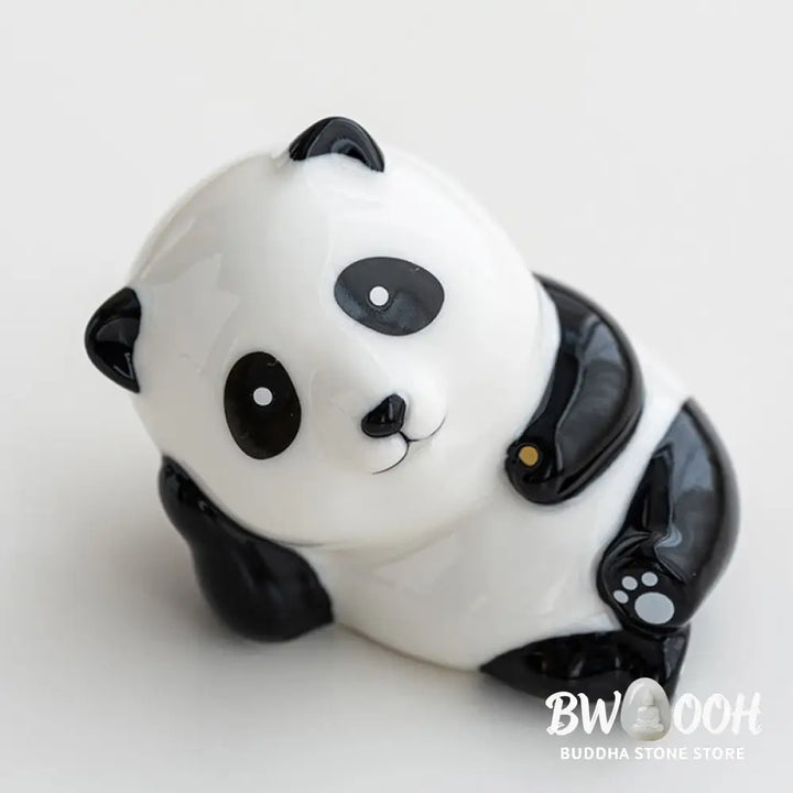 Buddha Stones Panda Shape Home Decoration Incense Burner - Incense Burner