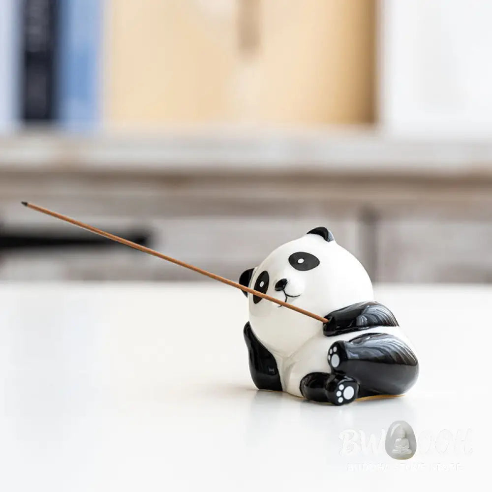 Buddha Stones Panda Shape Home Decoration Incense Burner - Incense Burner