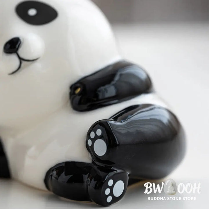 Buddha Stones Panda Shape Home Decoration Incense Burner - Incense Burner