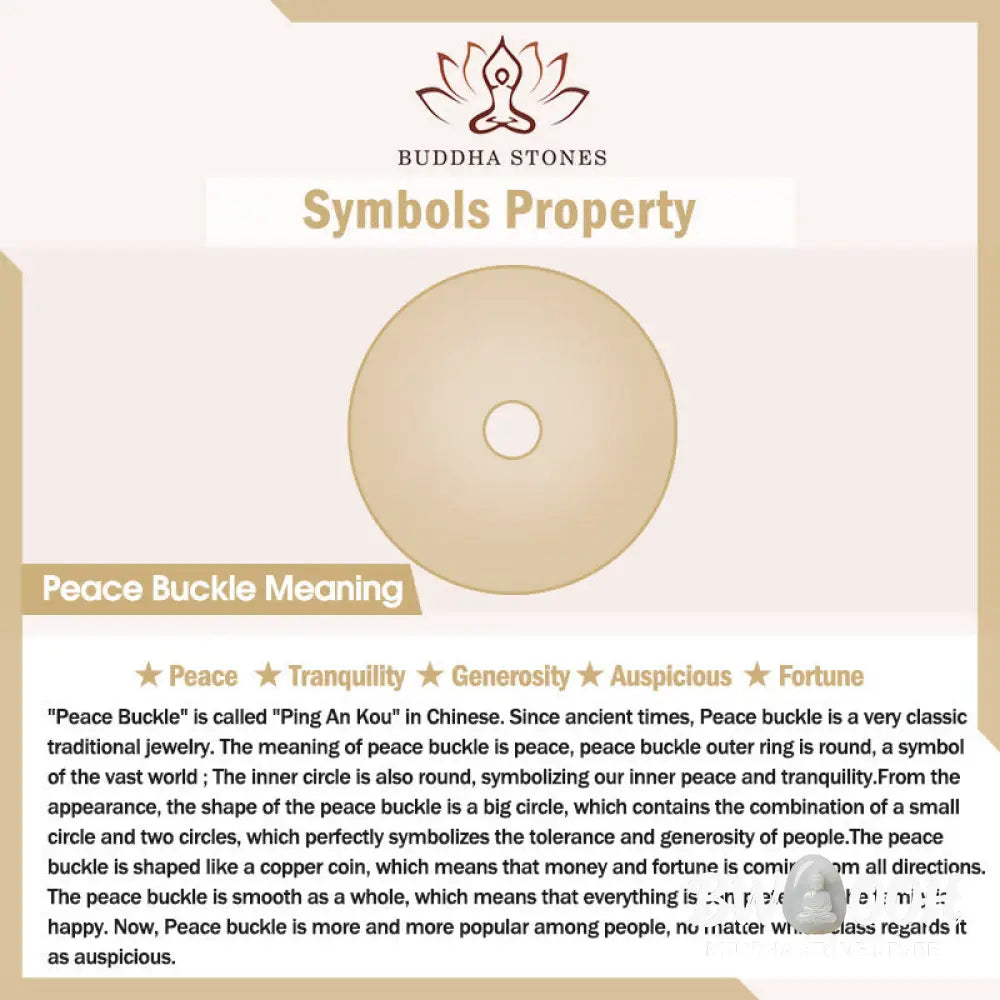 Buddha Stones Peace Buckle Attract Fortune Charm Titanium Steel Red String Connection Bracelet - Red String(Wrist