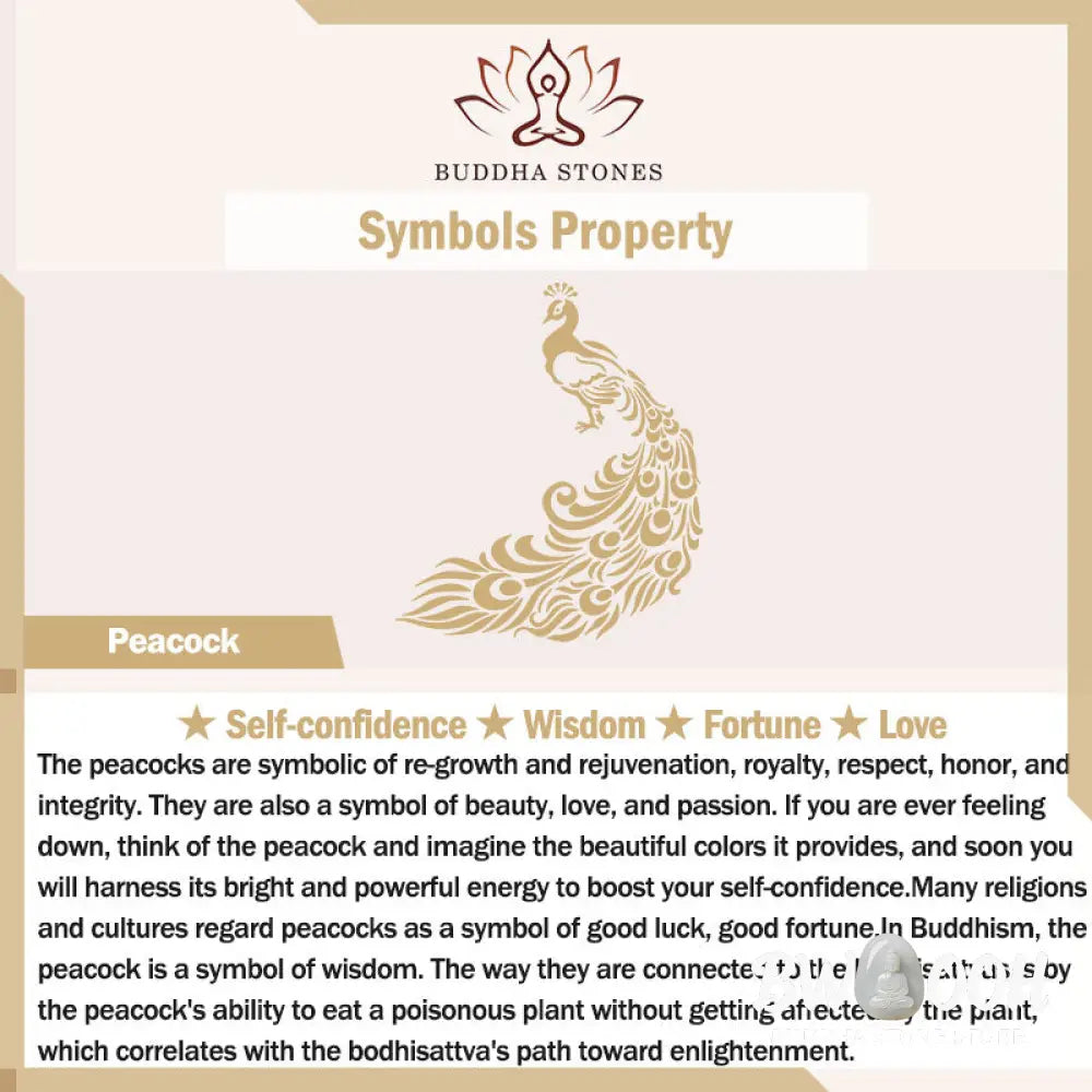 Buddha Stones Peacock Amber Fortune Love Necklace Pendant Ring - BWOOOH - Necklaces &amp; Pendants