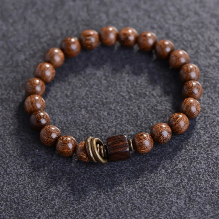 BWOOOH Phoebe Zhennan Wood Spirituality Bracelet | natural stone spiritual bracelet for healing and mindful living