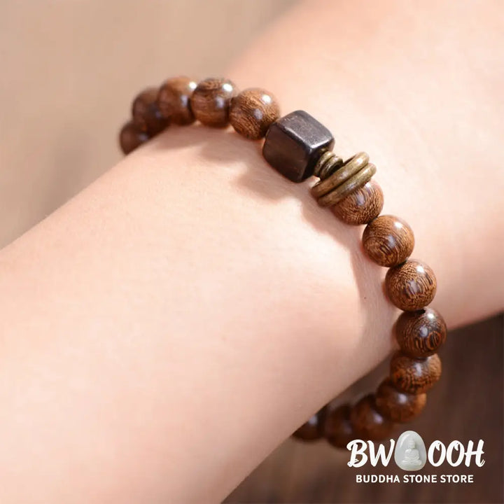 BWOOOH Phoebe Zhennan Wood Spirituality Bracelet | natural stone spiritual bracelet for healing and mindful living