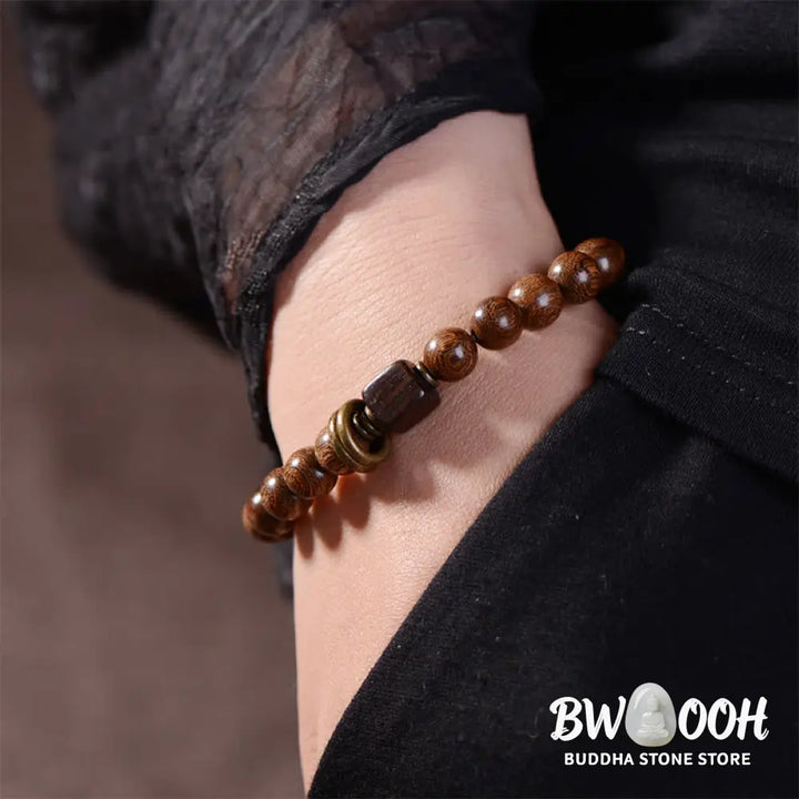 BWOOOH Phoebe Zhennan Wood Spirituality Bracelet | natural stone spiritual bracelet for healing and mindful living