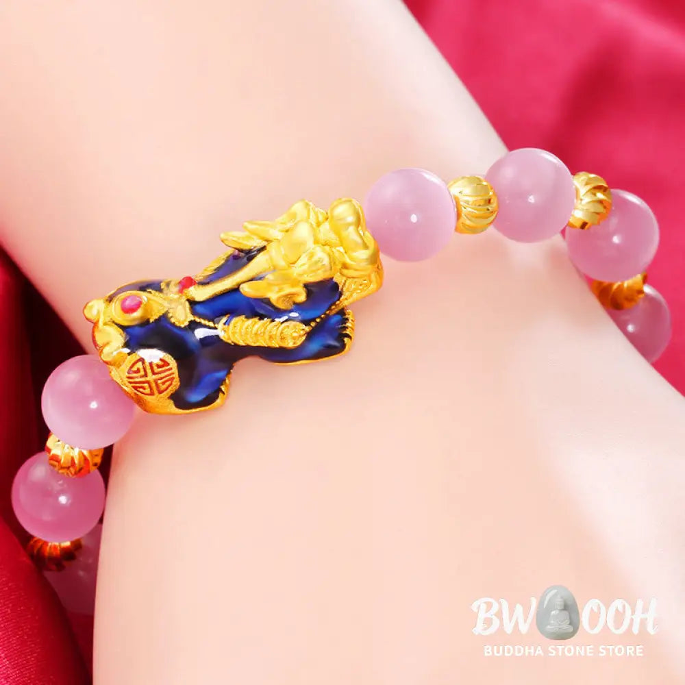 Buddha Stones Pixiu Cat Eye Lucky Bracelet - BWOOOH - Chrysoberyl - Bracelet