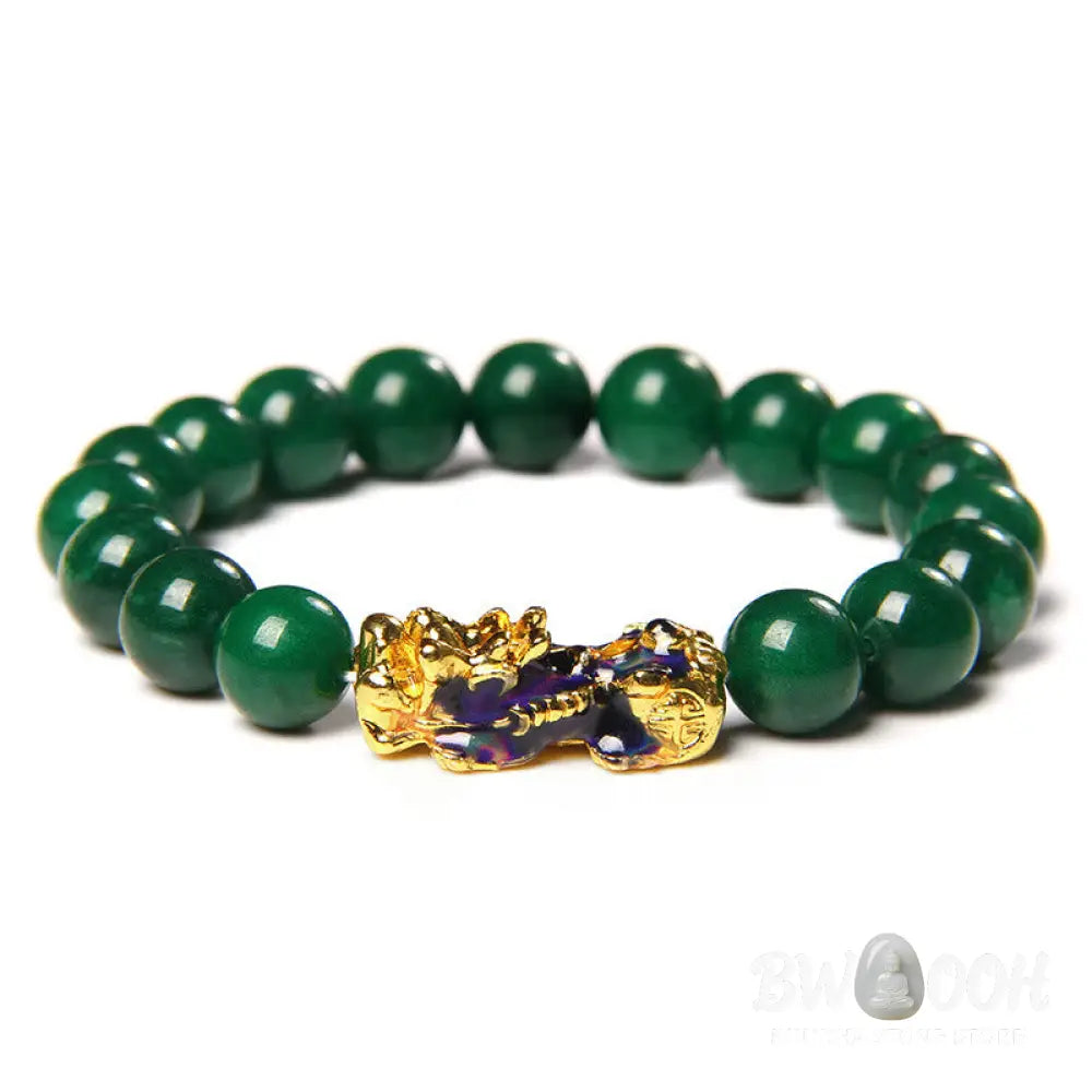 Buddha Stones Pixiu Jade Abundance Protection Bracelet - BWOOOH - Bracelet