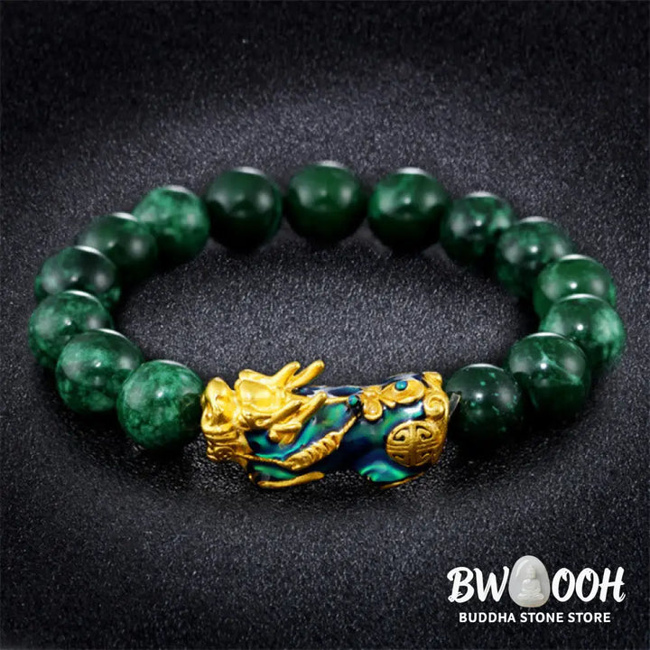 Buddha Stones Pixiu Jade Abundance Protection Bracelet - BWOOOH - Bracelet