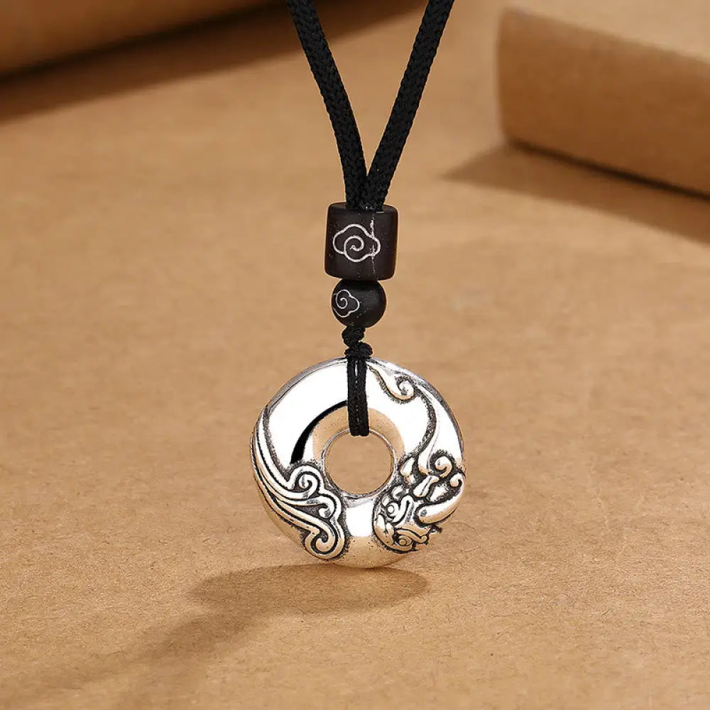 BWOOOH PiXiu peace buckle copper wealth necklace pendant